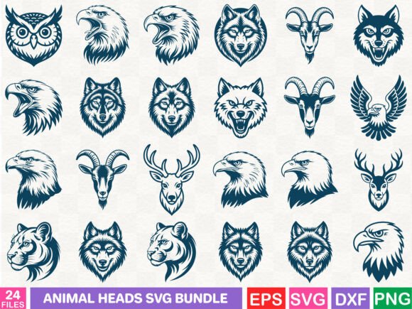 Animal Heads Svg Bundle Review
