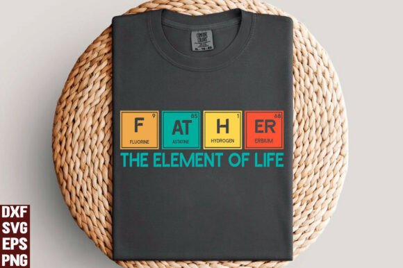 Funny Periodic Table Dad Shirt SVG