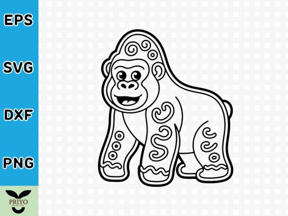 Gingerbread Gorilla SVG Review