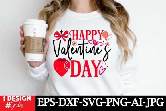 Happy Valentine’s Day SVG Cut File