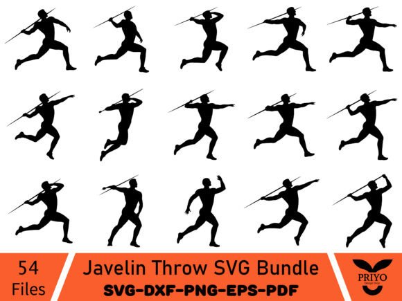 Javelin Throw SVG Bundle