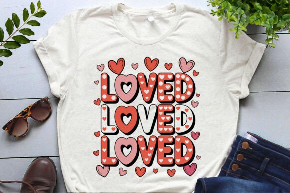 Loved Cute Valentine's Day PNG SVG EPS