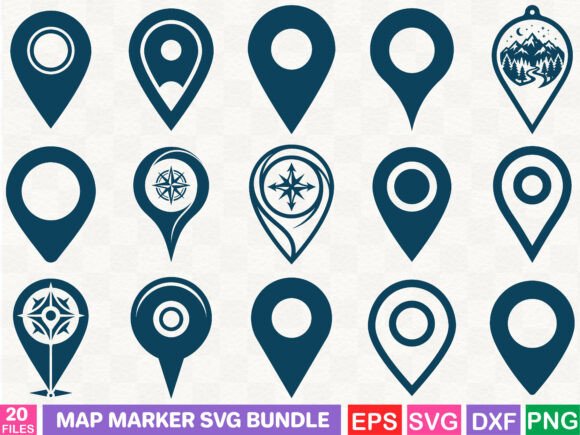 Map Marker SVG Bundle Review