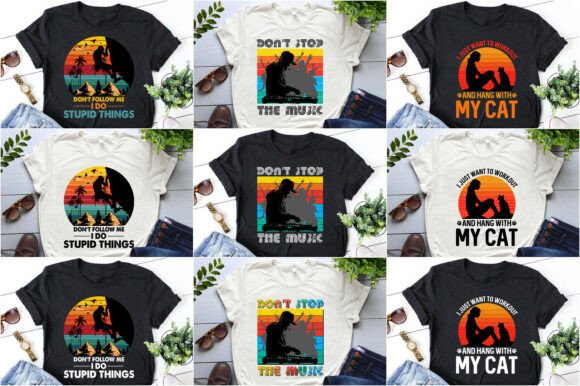T-Shirt Design Eps Png Svg Bundle